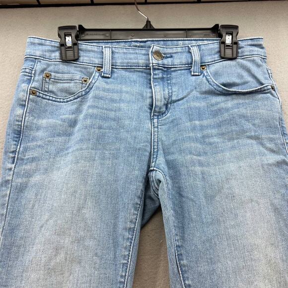 Vineyard Vines Women's Skinny Raw Hem Preppy Size 2 Blue Light Wash - Picture 7 of 13